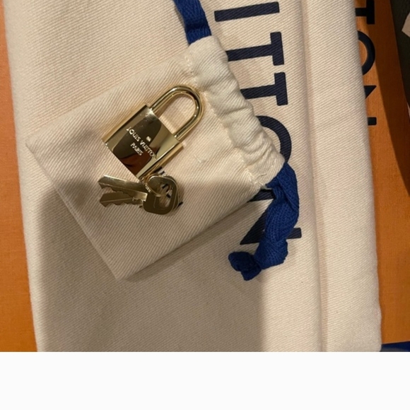 Louis Vuitton Black and Cream Satchel - Picture 8 of 9